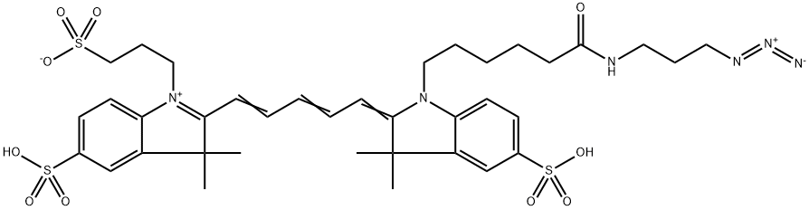 Cy5 azide Structure