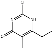 2-Chloro-6-ethyl-5-methylpyrimidin-4(3H)-one Structure