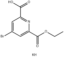 4-bromo-6-(ethoxycarbonyl)picolinic acid Structure