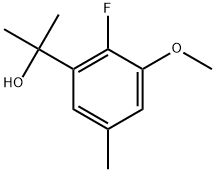 2-Fluoro-3-methoxy-α,α,5-trimethylbenzenemethanol Structure