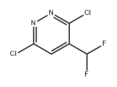 3,6-dichloro-4-(difluoromethyl)pyridazine 구조식 이미지