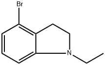 4-Bromo-1-ethylindoline Structure