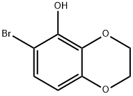6-Bromo-2,3-dihydrobenzo[b][1,4]dioxin-5-ol 구조식 이미지
