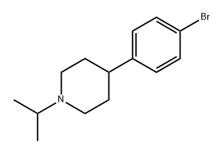 4-(4-bromophenyl)-1-isopropylpiperidine Structure