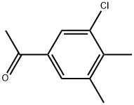 1-(3-Chloro-4,5-dimethylphenyl)ethanone Structure