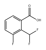 2-(difluoromethyl)-3-fluorobenzoic acid Structure