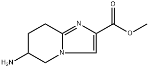 Methyl 6-amino-5,6,7,8-tetrahydroimidazo[1,2-a]pyridine-2-carboxylate 구조식 이미지