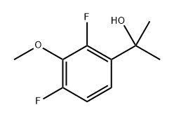 2-(2,4-Difluoro-3-methoxyphenyl)propan-2-ol 구조식 이미지