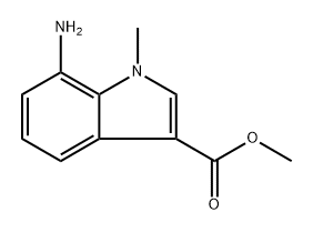 Methyl 7-amino-1-methyl-1H-indole-3-carboxylate Structure