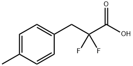 Benzenepropanoic acid, α,α-difluoro-4-methyl- Structure