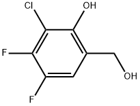 3-Chloro-4,5-difluoro-2-hydroxybenzenemethanol Structure