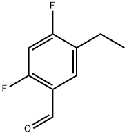 5-Ethyl-2,4-difluorobenzaldehyde Structure