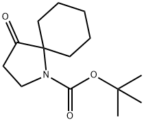 tert-Butyl 4-oxo-1-azaspiro[4.5]decane-1-carboxylate Structure