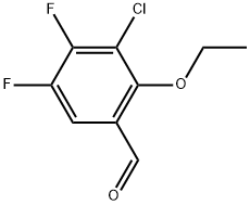 3-Chloro-2-ethoxy-4,5-difluorobenzaldehyde Structure