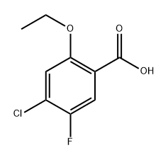 4-Chloro-2-ethoxy-5-fluorobenzoic acid Structure