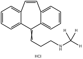 Nortriptyline EP Impurity B-d3 HCl (N-Desmethyl Cyclobenzaprine-d3 HCl) Structure