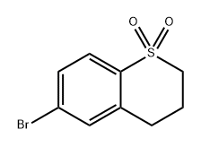 6-bromo-3,4-dihydro-2H-1lambda6-benzothiopyra
n-1,1-dione Structure