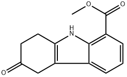 methyl 3-oxo-2,3,4,9-tetrahydro-1H-carbazole-8-carboxylate 구조식 이미지