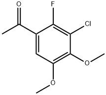 1-(3-Chloro-2-fluoro-4,5-dimethoxyphenyl)ethanone Structure