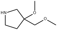 3-Methoxy-3-(methoxymethyl)pyrrolidine Structure