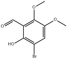 3-Bromo-2-hydroxy-5,6-dimethoxybenzaldehyde Structure