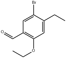 5-bromo-2-ethoxy-4-ethylbenzaldehyde Structure