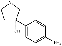 3-(4-Amino-phenyl)-tetrahydro-thiophen-3-ol Structure