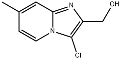 {3-chloro-7-methylimidazo[1,2-a]pyridin-2-yl}methanol Structure