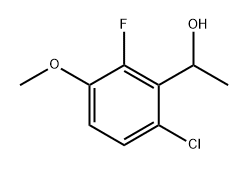 1-(6-Chloro-2-fluoro-3-methoxyphenyl)ethanol Structure