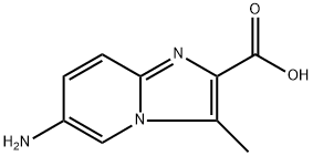 6-amino-3-methylimidazo[1,2-a]pyridine-2-carboxylic acid Structure