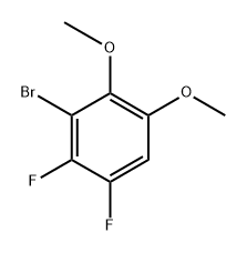 3-Bromo-1,2-difluoro-4,5-dimethoxybenzene Structure