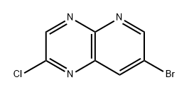 2-chloro-7-bromopyrido[2,3-b]pyrazine 구조식 이미지