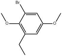 1-Bromo-3-ethyl-2,5-dimethoxybenzene Structure