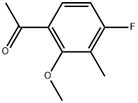 1-(4-fluoro-2-methoxy-3-methylphenyl)ethanone Structure