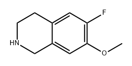 6-fluoro-7-methoxy-1,2,3,4-tetrahydroisoquinoline Structure