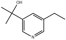 5-Ethyl-α,α-dimethyl-3-pyridinemethanol Structure