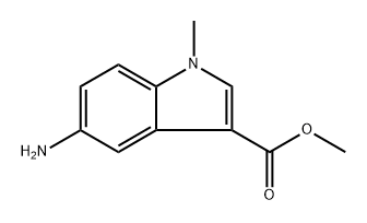 Methyl 5-amino-1-methyl-1H-indole-3-carboxylate Structure