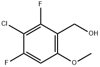 (3-chloro-2,4-difluoro-6-methoxyphenyl)methanol Structure