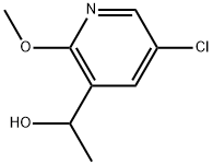 5-Chloro-2-methoxy-α-methyl-3-pyridinemethanol Structure