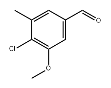 4-Chloro-3-methoxy-5-methylbenzaldehyde Structure