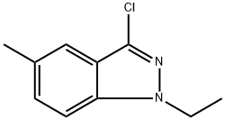 3-Chloro-1-ethyl-5-methyl-1H-indazole Structure