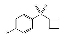 1-bromo-4-(cyclobutanesulfonyl)benzene 구조식 이미지