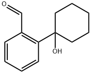 2-(1-hydroxycyclohexyl)benzaldehyde Structure