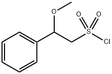 Benzeneethanesulfonyl chloride, β-methoxy- Structure