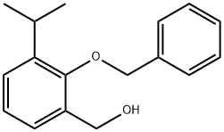 (2-(benzyloxy)-3-isopropylphenyl)methanol 구조식 이미지