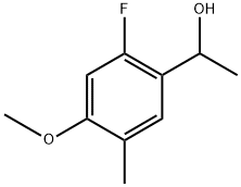 1-(2-Fluoro-4-methoxy-5-methylphenyl)ethanol Structure