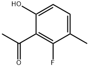 1-(2-fluoro-6-hydroxy-3-methylphenyl)ethanone Structure