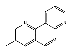 5-Methyl-[2,3'-bipyridine]-3-carbaldehyde Structure