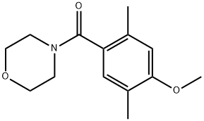 (4-methoxy-2,5-dimethylphenyl)(morpholino)methanone Structure