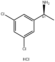 (1S)-1-(3,5-DICHLOROPHENYL)ETHYL]AMINE HCl Structure